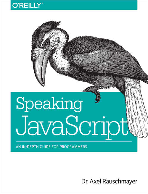 Book cover of Speaking JavaScript