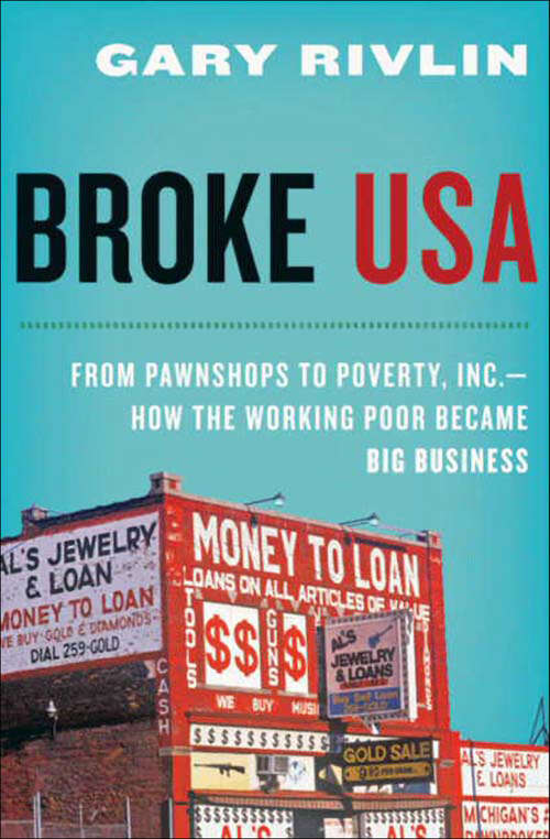 Book cover of Broke, USA