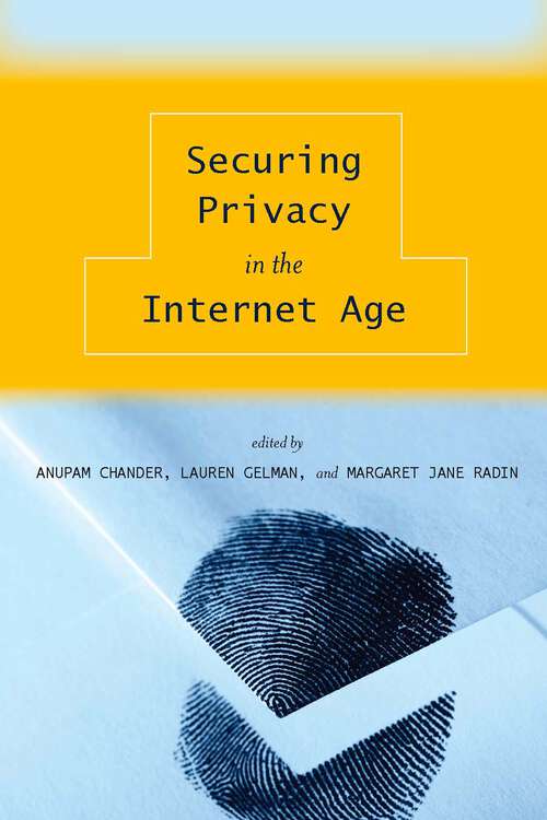 Book cover of Securing Privacy in the Internet Age (1)