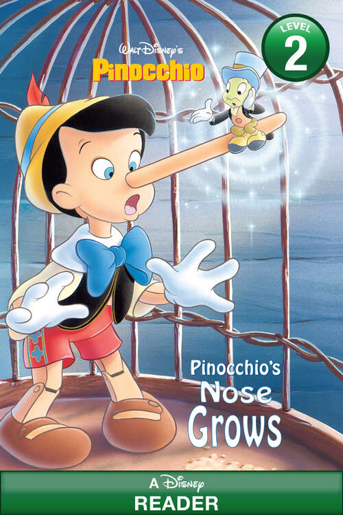 Book cover of Pinocchio's Nose Grows (Disney Pinocchio)