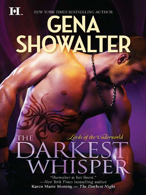 Book cover of The Darkest Whisper (Lords of the Underworld, Book 4)