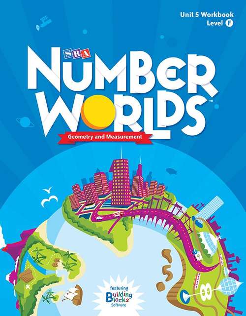 Book cover of SRA Number Worlds: Geometry and Measurement, Unit 5, Level F Workbook [Grade 4]