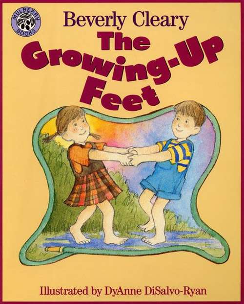 Book cover of The Growing-Up Feet