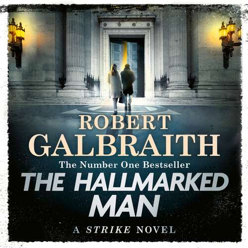 Book cover of The Hallmarked Man: Cormoran Strike Book 8 (Strike #8)