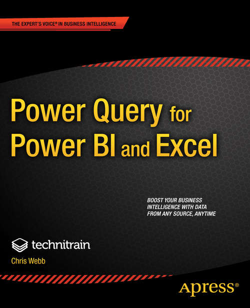 Book cover of Power Query for Power BI and Excel