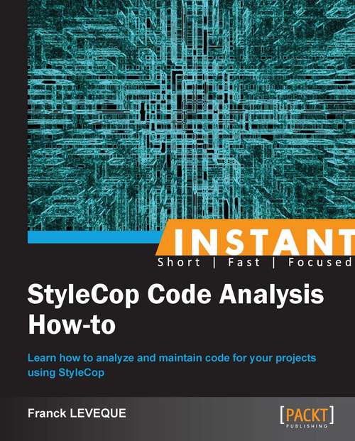 Book cover of Instant StyleCop Code Analysis How-to