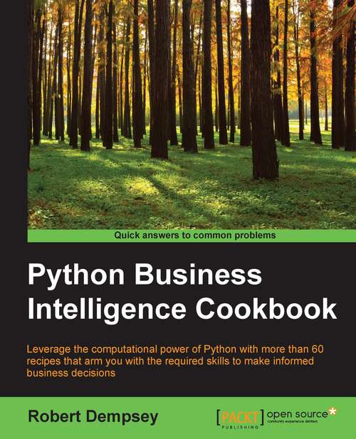 Book cover of Python Business Intelligence Cookbook