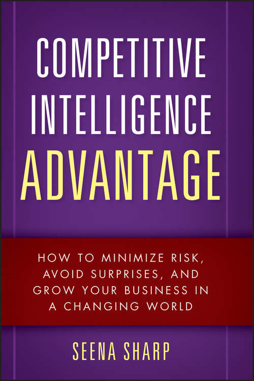 Book cover of Competitive Intelligence Advantage