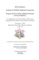 Book cover of Progress in Preventing Childhood Obesity: Focus on Industry