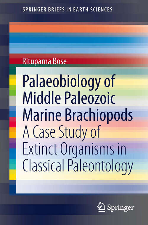 Book cover of Palaeobiology of Middle Paleozoic Marine Brachiopods