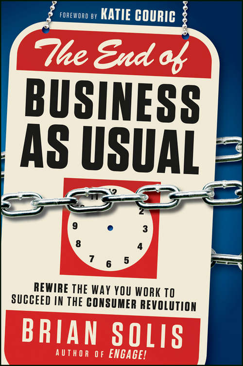 Book cover of The End of Business as Usual