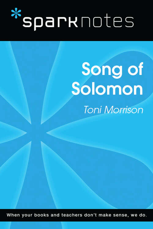 Book cover of Song of Solomon (SparkNotes Literature Guide Series)