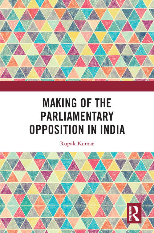 Book cover of Making of the Parliamentary Opposition in India (1)