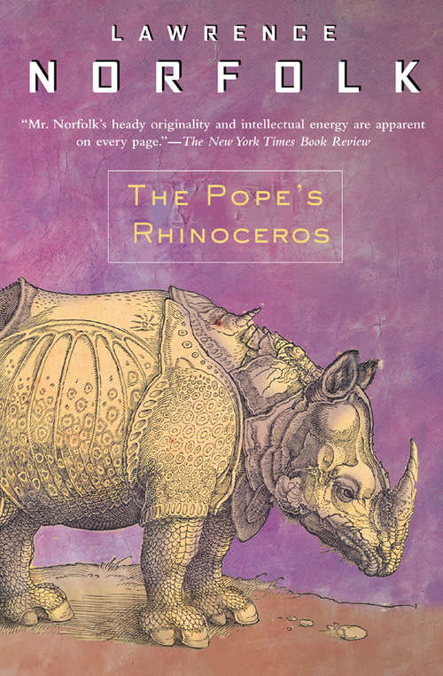 Book cover of The Pope's Rhinoceros