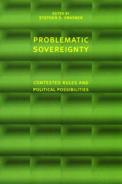 Book cover of Problematic Sovereignty: Contested Rules and Political Possibilities