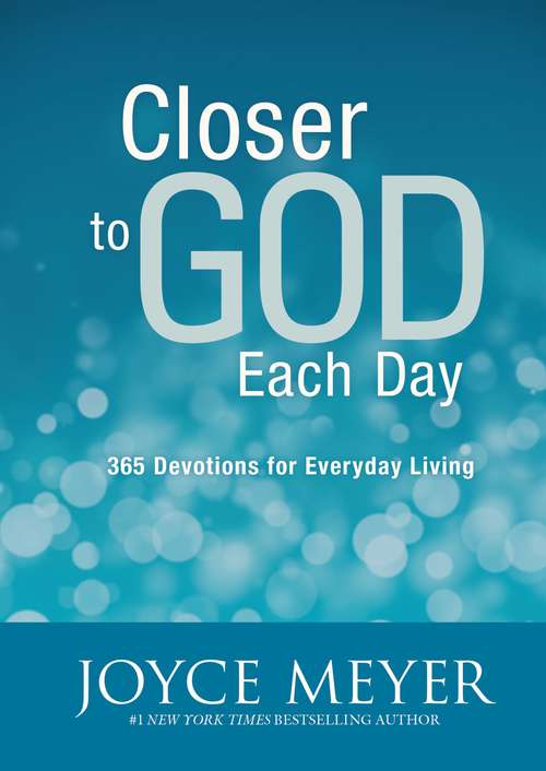 Book cover of Closer to God Each Day