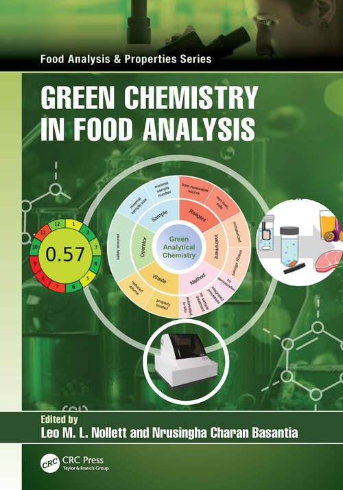 Book cover of Green Chemistry in Food Analysis (1) (Food Analysis & Properties)