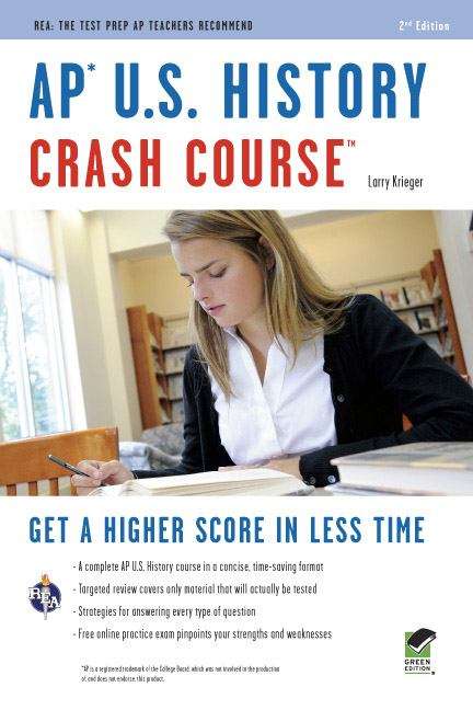 Book cover of AP U. S. History Crash Course