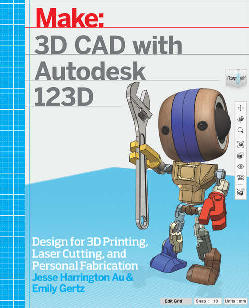 Book cover of 3D CAD with Autodesk 123D