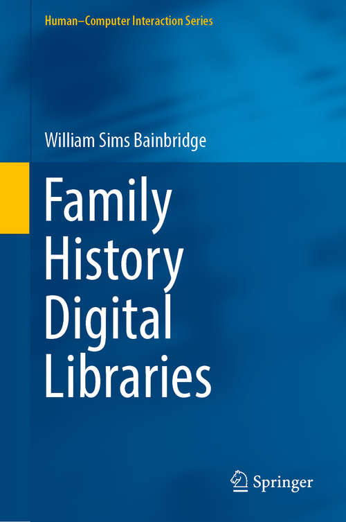 Book cover of Family History Digital Libraries