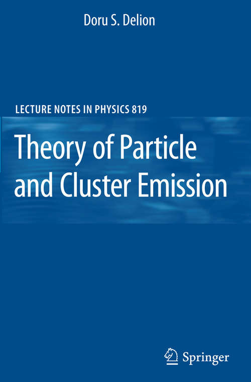 Book cover of Theory of Particle and Cluster Emission