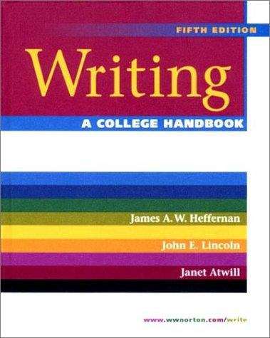 Writing: A College Handbook (5th edition)