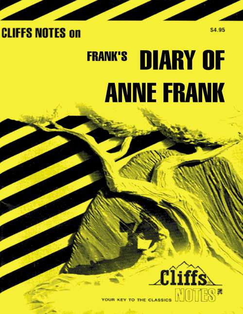 Book cover of CliffsNotes on Frank's The Diary of Anne Frank