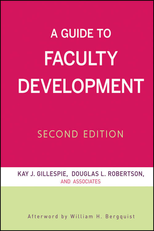 Book cover of A Guide to Faculty Development