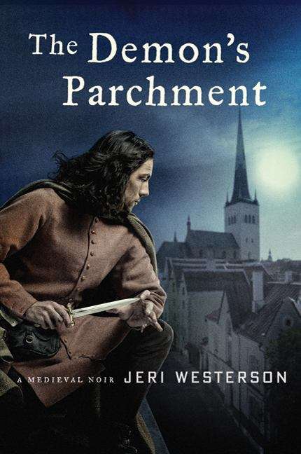 Book cover of The Demon's Parchment: A Medieval Noir (Crispin Guest Novel #3)
