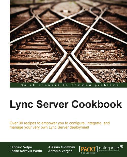 Book cover of Lync Server Cookbook