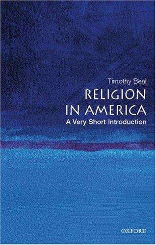 Book cover of Religion in America: A Very Short Introduction