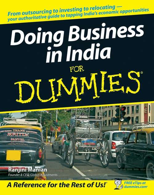 Book cover of Doing Business in India For Dummies