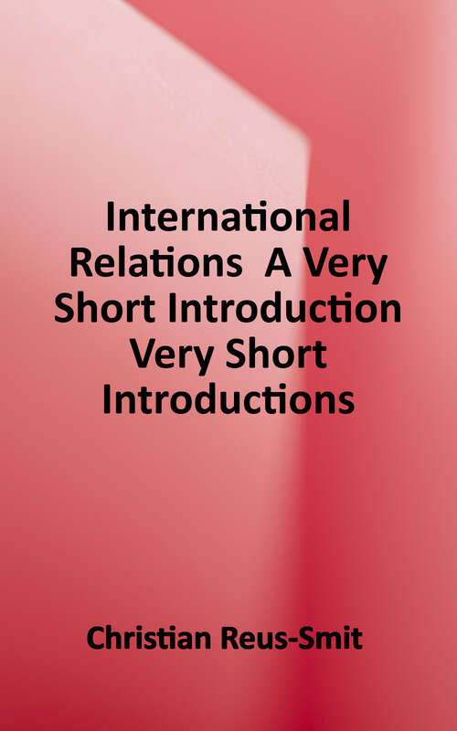 Cover image of International Relations: A Very Short Introduction