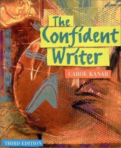 Book cover of The Confident Writer (3rd edition)
