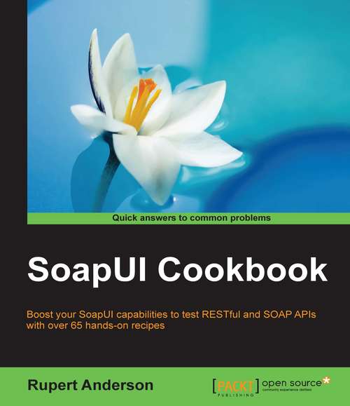 Book cover of SoapUI Cookbook
