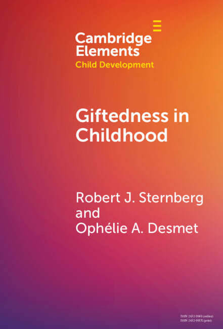 Book cover of Elements in Child Development: Giftedness in Childhood