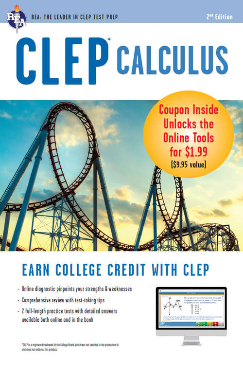 Book cover of CLEP® Calculus Book + Online