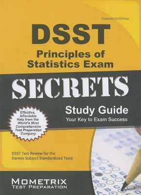 Book cover of DSST Principles of Statistics Exam Secrets Study Guide