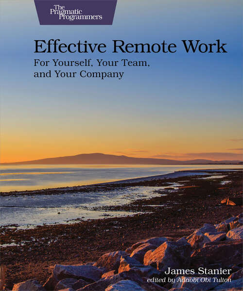 Book cover of Effective Remote Work: For Yourself, Your Team, And Your Company
