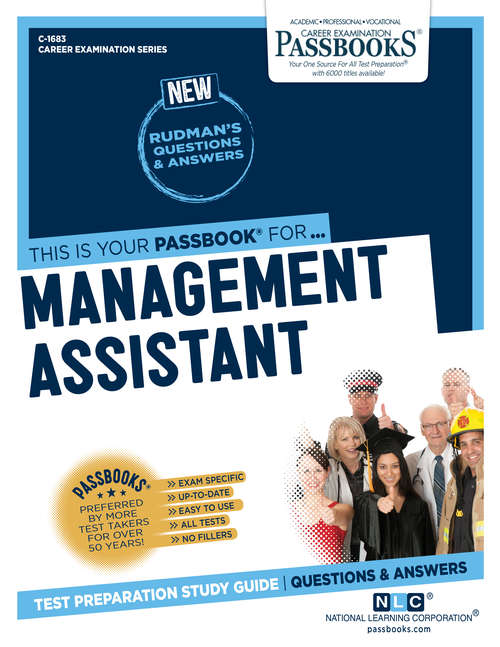 Book cover of Management Assistant: Passbooks Study Guide (Career Examination Series)