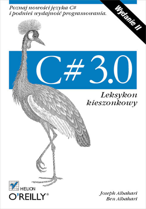 Book cover of C# 3.0. Leksykon kieszonkowy. Wydanie II