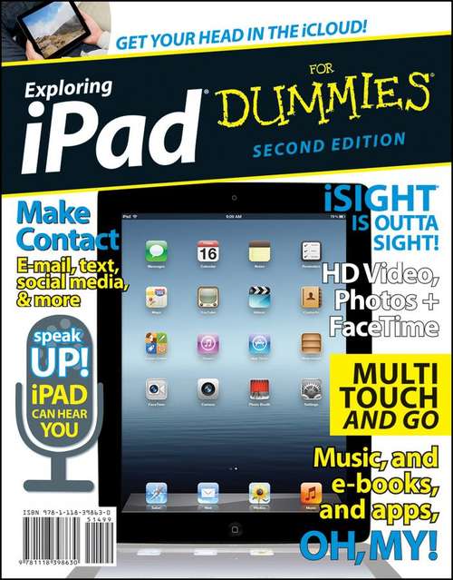 Book cover of Exploring iPad For Dummies