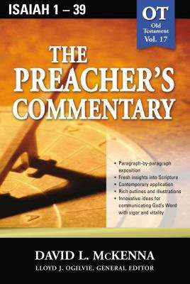 Book cover of Isaiah 1-39 (Preacher's Commentary, Volume #17)
