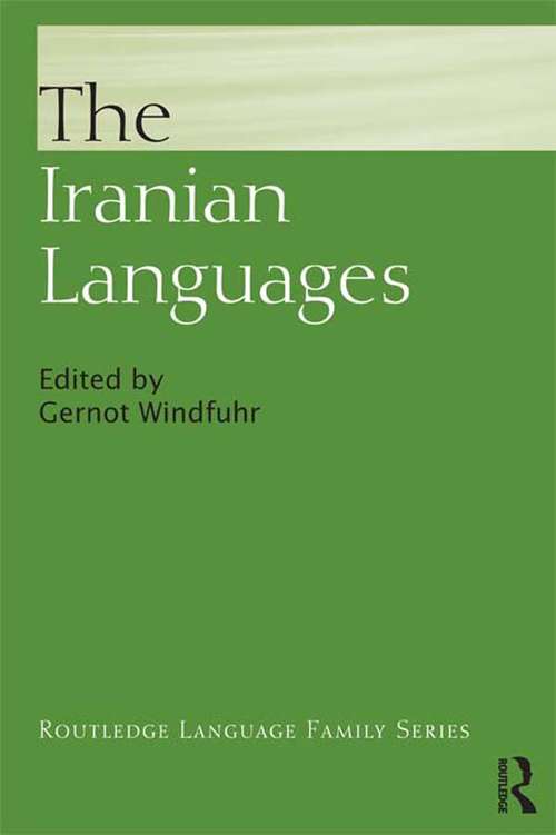 Book cover of The Iranian Languages (Routledge Language Family Series)