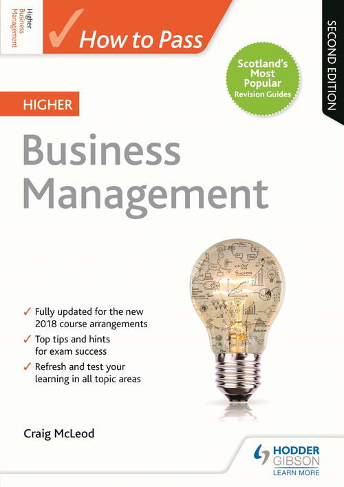 Book cover of How to Pass Higher Business Management: Second Edition Epub