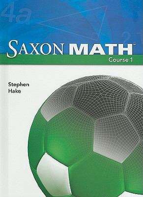 Book cover of Saxon Math Course 1, Student Edition
