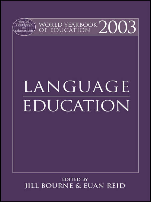 World Yearbook of Education 2003: Language Education (World Yearbook of Education #2)