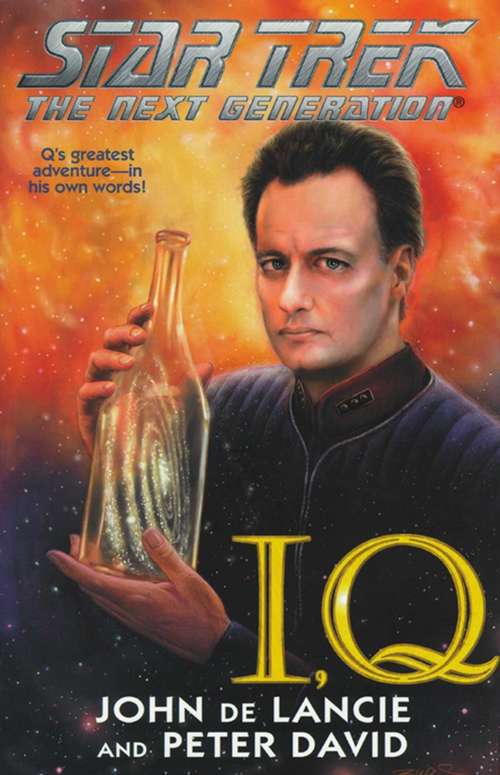 Book cover of I,q: Star Trek The Next Generation