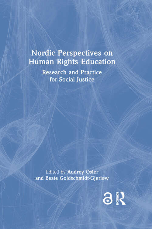 Book cover of Nordic Perspectives on Human Rights Education: Research and Practice for Social Justice (1)
