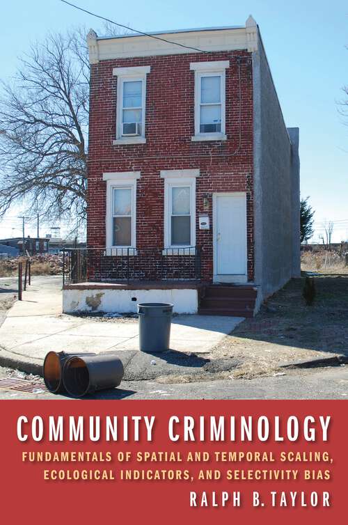 Book cover of Community Criminology